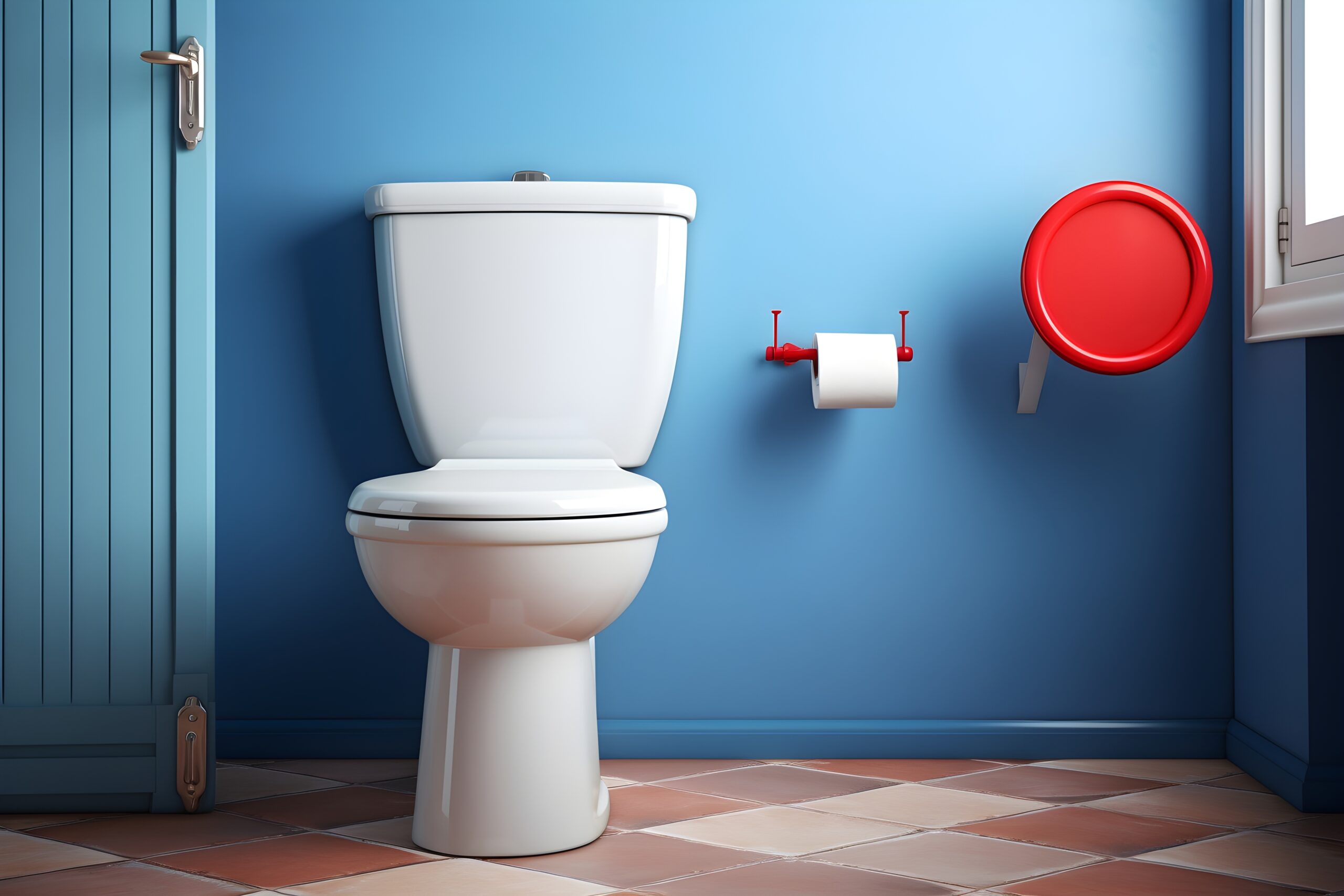 toilet bowl with toilet paper Toilet Repair - Des Moines